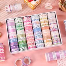 Set di 60 rotoli/set di nastri Washi da 1,5 cm x 2 m per materiali di scrapbooking e artigianato (sogno magico)