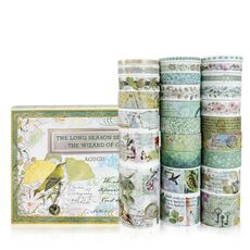 27 rotoli/scatola Nastro adesivo Washi per lunga stagione Adesivi per album fai da te (Avventura selvaggia)