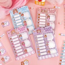 4 fogli/pacco Etichette con nome impermeabili per bambini - Adesivi autoadesivi, resistenti allo strappo, scritti a mano (Qiao Qiao)