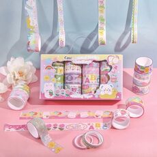 20 rotoli/scatola Art Animals Flowers Washi Tape Set adesivi per album fai da te, stile: animale carino