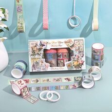 20 rotoli/scatola Art Animals Flowers Washi Tape Set adesivi per album fai da te, stile: Memory Post Office