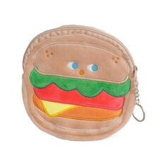 Portafoglio carino per colazione, portamonete, portamonete, cavo dati, portamonete, stile: Hamburger