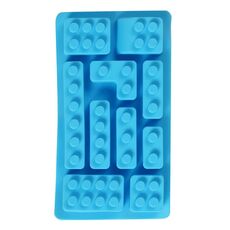Stampi da forno in silicone fai-da-te a blocchi Stampo per sapone aromatico fatto a mano (blu)