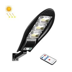 E-SMARTER W778B LED Lampada solare da giardino con sensore di movimento e telecomando
