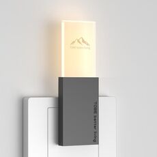 Lampada da parete intelligente Luci notturne Mini repellente per insetti repellente per topi (nero)