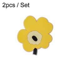 2 pezzi/set tovagliette da cucina resistenti alle alte temperature, tappetino isolante termico per foglie per uso domestico, stile: giallo piccolo