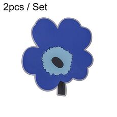 2 pezzi/set tovagliette da cucina resistenti alle alte temperature, tappetino isolante termico per uso domestico, stile: blu grande