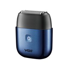 VGR V-340 5W USB Mini Rasoio elettrico portatile alternativo (blu)