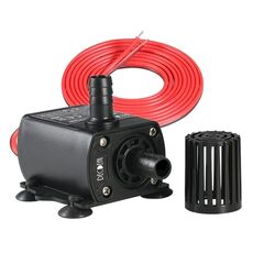 Pompa ad acqua per fontana con circolazione di acqua fredda senza spazzole micro solare DC12V, modello: QR50E