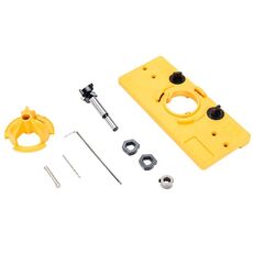 Fonson 35MM Localizzatore di cerniere per porte in legno per apertura di fori per cerniere per la lavorazione del legno (giallo)