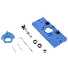 Fonson 35MM Localizzatore di cerniere per porte in legno per apertura di fori per cerniere per la lavorazione del legno (blu)