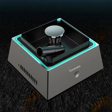 Domkaka TS-20 con purificatore d'aria posacenere elettronico modello leggero (argento)