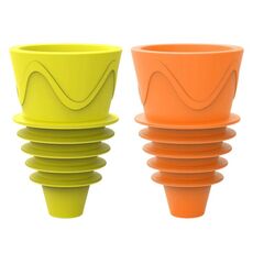 2 pz/scatola cattura mosche della frutta trappola per insetti zanzare che attirano strumenti per mosche (doppio colore)