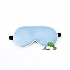 Maschera in seta UV per bambini con visiera parasole oscurante per bambini (blu)