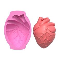 Stampo in silicone per cottura a forma di cuore di Halloween (rosa)