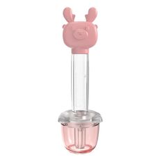 Alimentatore portatile per acqua e liquidi per bambini con contagocce per medicinali per bambini(rosa)