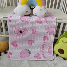 Materassino per pannolini per la casa per bambini, materasso per periodo mestruale femminile, stile: cuore di fragola (50 x 70 cm)