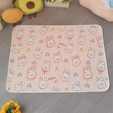 Pannolino per neonati, per uso domestico, materasso per il periodo mestruale femminile, stile: coniglio rosa (70 x 100 cm)