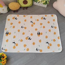 Pannolino per neonati, per uso domestico, materasso per il periodo mestruale femminile, stile: panda arancione (50 x 70 cm)