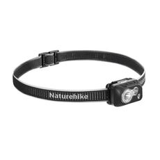 Naturehike IP68 Grado Impermeabile Lampada Frontale Escursionismo all'Aperto Alpinismo Forte Luce Copricapo Illuminazione (Nero)