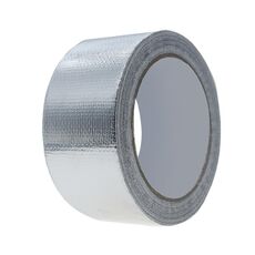 Nastro in alluminio per tubi dell'aria condizionata, 3 cm x 10 m, 0,15 mm, in tessuto di fibra di vetro, nastro sigillante impermeabile per giunti