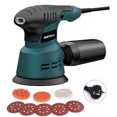 8 pezzi/set spina UE MOYI piccola macchina per lucidatura a carta vetrata levigatrice a disco elettrica per lavorazione del legno
