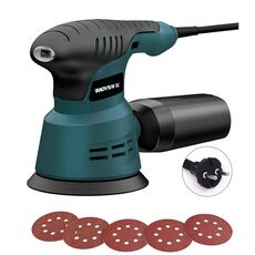 5 pezzi/set spina UE MOYI piccola macchina per lucidatura carta vetrata levigatrice a disco elettrica per lavorazione del legno