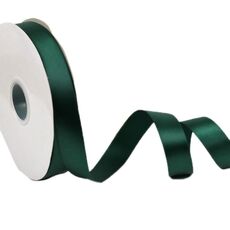Nastro in poliestere da 2,5 cm x 91 m, confezione regalo, decorazione per torte e matrimoni, colore: verde scuro 593