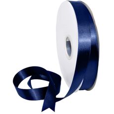 Nastro in poliestere da 2,5 cm x 91 m, per confezioni regalo, decorazioni per torte e matrimoni, colore: blu reale 329