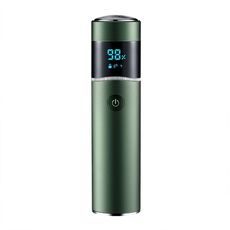 S-1090 IPX7 impermeabile 8D portatile LED display digitale rotondo rasoio elettrico (verde)
