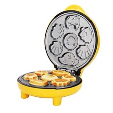 Macchina per dolci per uso domestico Macchina per cottura a riscaldamento bilaterale, tipo di spina: spina AU (giallo)