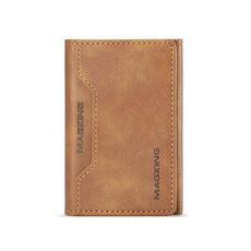 Borsa per carte RFID MagSafe serie DG.MING MAGKING-K2 (marrone)
