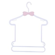Appendiabiti in plastica per bambini Negozio di abbigliamento per bambini Appendiabiti per neonati (rosa)