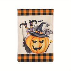 Ciondolo con bandiera da giardino Decorazione di Halloween Bandiera appesa (modello A)
