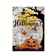 Ciondolo con bandiera da giardino Decorazione di Halloween Bandiera appesa (Modello B)