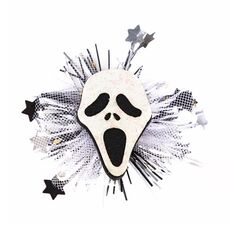 Fermagli per capelli di Halloween Accessori per capelli Bambini Festa Travestimenti Gioielli, Stile: Faccia da spavento