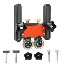 MG0-000-0111 Seghe da tavolo Pressing Feeder Guide a rulli Feather Loc Board Sicurezza Spinta Utensile ausiliario