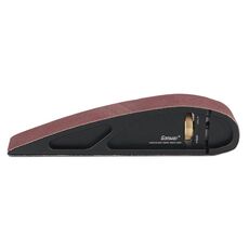 Ganwei Supporto per carta vetrata Regolabile Manuale Curva Smerigliatura Lucidatura Levigatrice a nastro Sandboard Strumento per la lavorazione del legno con 1 pz 320 Grit Cintura abrasiva