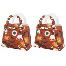 2 pezzi/confezione fai da te Halloween Candy Bag Bambini Dress-Up Feltro Regalo Borsa (zucca pipistrello Eyeball)