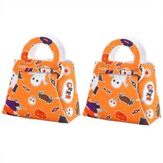 2 pezzi/confezione fai da te Halloween Candy Bag Bambini Dress-up Feltro Regalo Borsa (Ghost Candy Spider)