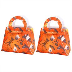 2 pezzi/confezione fai da te Halloween Candy Bag Bambini travestimento Feltro Regalo Borsa (Cat Bat Tombstone)