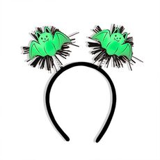 Accessori per capelli horror di Halloween, fascia luminosa, oggetti di scena luminosi per feste, colore: pipistrello