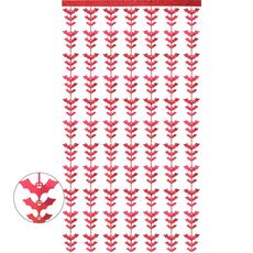 Halloween decorativo pipistrello stringa bandiera tenda porta festa scena layout Props (rosso)