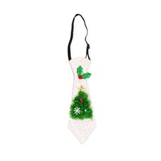 Natale Bambini Cartone Animato Cravatte Festa di Natale Prestazioni Costume Props, Colore: Albero di Natale Bacca