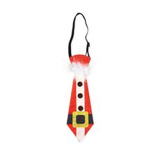 Natale Bambini Cartone Animato Cravatte Festa di Natale Prestazioni Costume Props, Colore: Panno di Babbo Natale