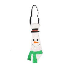 Natale Bambini Cartone Animato Cravatte Festa di Natale Prestazioni Costume Props, Colore: Sciarpa Pupazzo di Neve