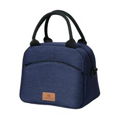 FRISCHE Borsa termica portatile per il pranzo, per picnic all'aperto, grande capacità, bento bag (blu navy)