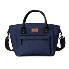 FRISCH Borsa termica portatile per il pranzo, per picnic all'aperto, bento bag spessa (blu navy)