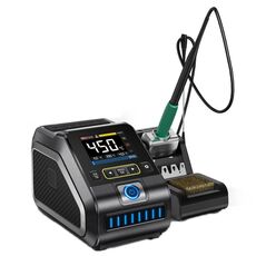 Stazione saldante elettrica intelligente a temperatura costante FNIRSI 200W, set: spina UE F210 K Head