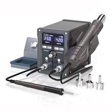 Stazione di saldatura BAKU BA-898D+ T12 Temperatura regolabile Saldatore elettrico digitale per riparazione telefono Spina UE 220V